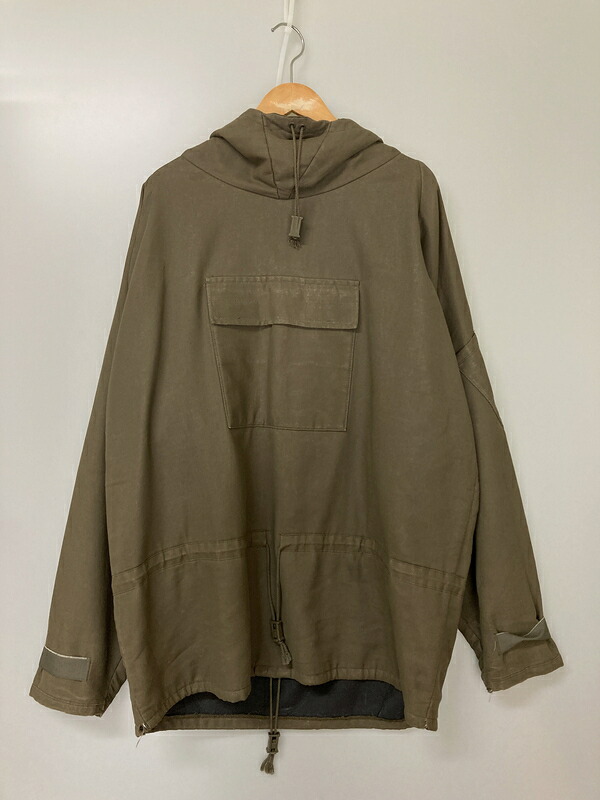 【中古品】【メンズ】  GERMAN ARMY ジャーマンアーミー CHEMICAL PROTECTIVE SMOCK ケミカルプロテクティブスモック アウター 146-251101-AS-27-時間 大きさ：下記引き合い 色合い：カーキ 未来永劫Net店