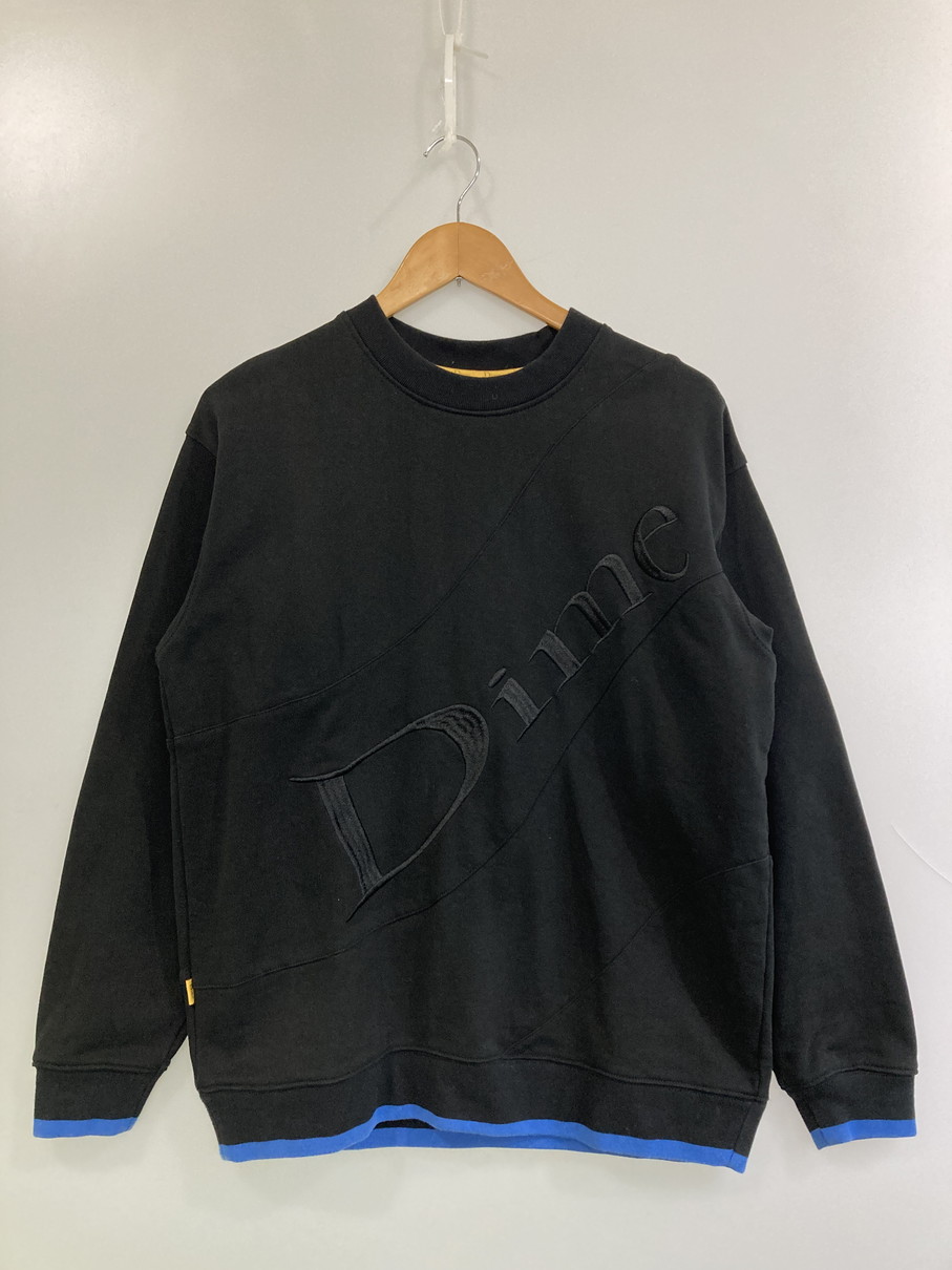 dime スウェット Dime ブラック クルーネックスウェット S 楽天市場