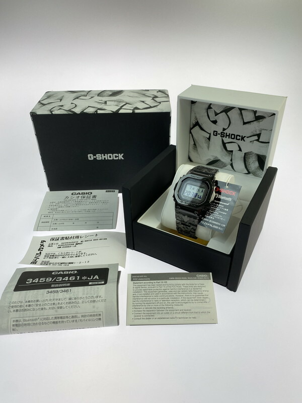 【中古美品】【メンズ】 G-SHOCK ジーショック GMW-B5000EH-1JR ×ERIC HAZE 40TH ANNIVERSARY 5000SERIES 腕時計 196-251108-AS-31-min カラー：ブラック 万代Net店 35,750円