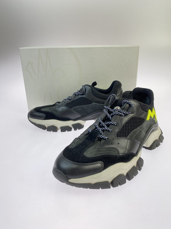 【中古品】【メンズ】 MONCLER モンクレール LEAVE NO TRACE スニーカー 靴 シューズ 162-251108-AS-18-min サイズ：42 カラー：ブラック 万代Net店