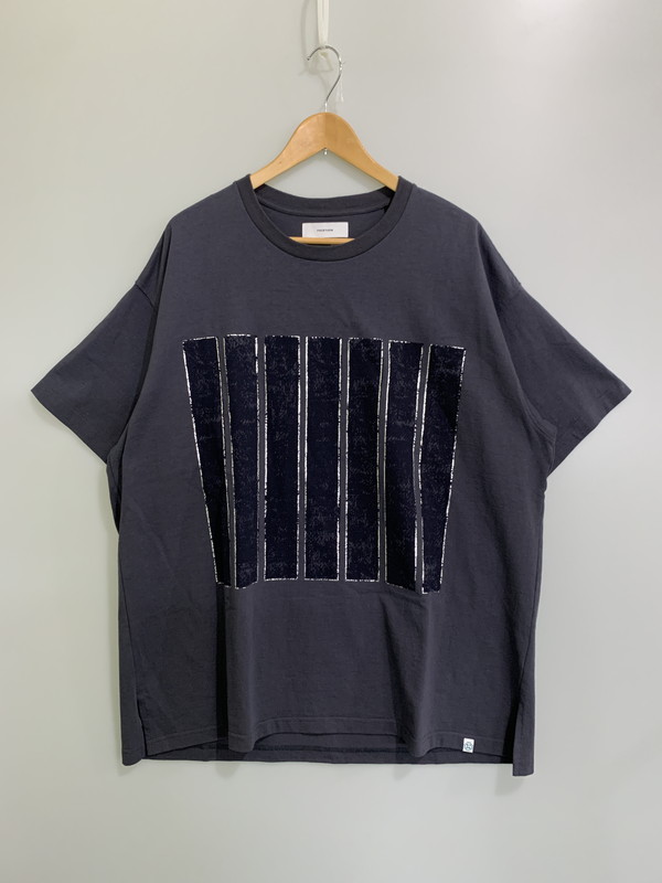 【中古品】【メンズ】  FACETASM ファセッタズム 7BARS BIG TEE JOO-TEE-UO3 ビッグ 半袖 プルオーバー メンズ トップス 140-251109-em-06-時間 大きさ：5 色つや：スモークネイビー 生生世世Net店
