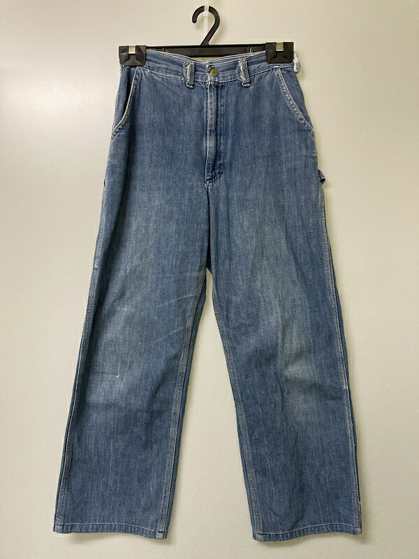 【中古品】【レディース】 OSHKOSH オシュコシュ 60-70\u0027s DENIM PAINTER PANT VINTAGE 60-70年月日 デニムペインターパンツ ボトムス ヴィンテージ 157-251110-kk-16-時間 大きさ：27 色つや：インディゴ 生生世世Net店