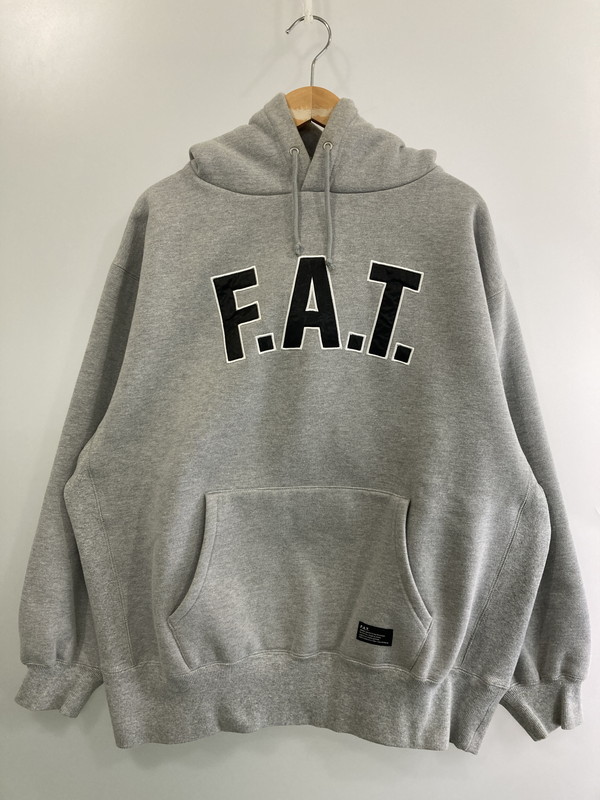 【中古品】【メンズ】 FAT エフエーティー F32310-SW03-AB ESSENTIALS HOODIE フーディ 142-251112-ks-50-min サイズ：SKINNY カラー：ライトグレー 万代Net店