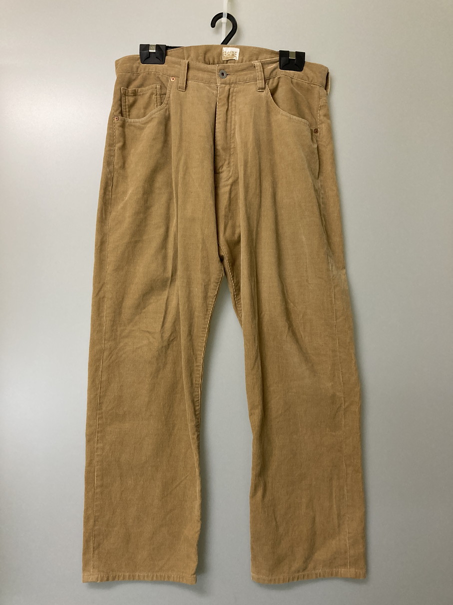 90s オールドエイプ APE ダブルニー コーデュロイパンツ M ブラウン