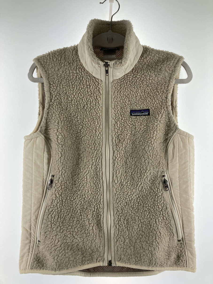 【中古品】【レディース】 patagonia パタゴニア 23080F8 RETRO X FLEECE VEST フリース 限りない 169-251114-AS-1-時間 大きさ：S 色合い：ベージュ 万劫末代Net店