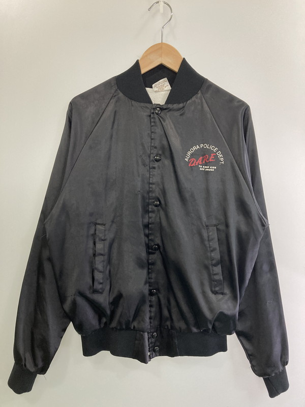 【現況乗り合い船品】【メンズ】  D.A.R.E 90S NYLON STADIUM JACKET ナイロンスタジアムジャケット 146-251116-zi-13-時間 大きさ：S 色合い：黒いこと 未来永劫Net店