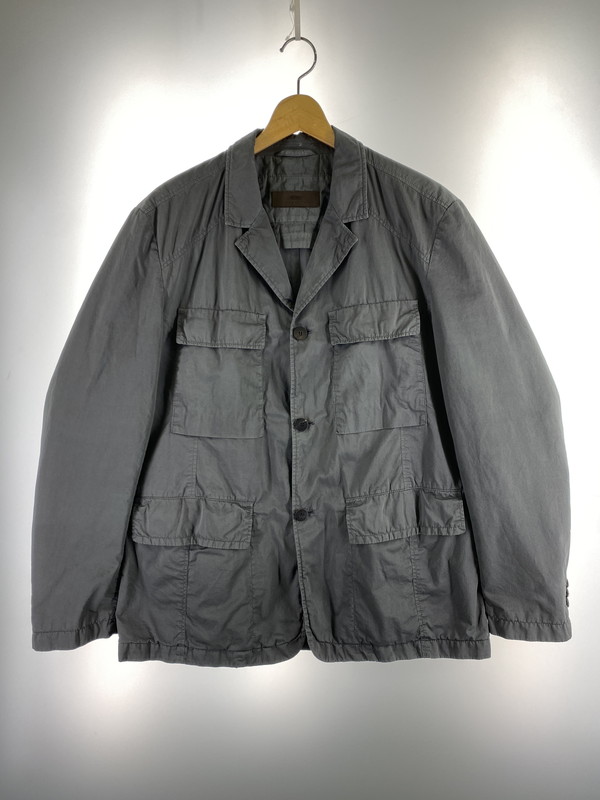 【中古品】【メンズ】  HUGO BOSS ヒューゴボス M-65型 上衣 アウター 146-251118-AS-4-時間 大きさ：UK50 色合い：薄墨色 未来永劫Net店