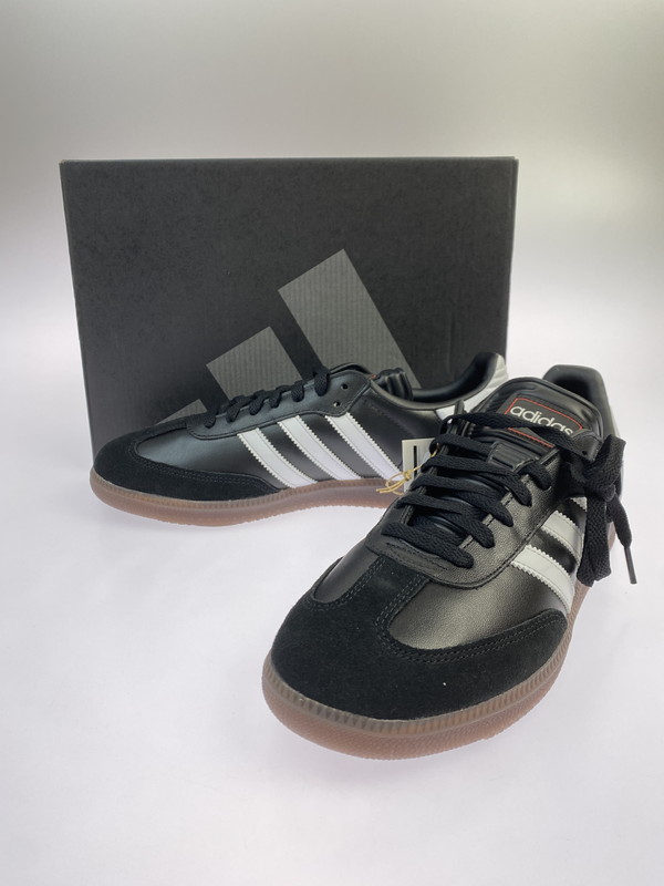 【未当て嵌める品】【メンズ】 adidas アディダス SAMBA IH6000 サンバ スニーカー 靴 161-251120-kk-39-時間 色つや：CBLACK/FTWWHT/VIVRED 生生世世Net店