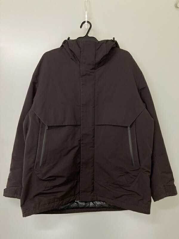 【中古品】【メンズ】 UNIQLO +J ユニクロ 311-436104 ＋J HYBRID DOWN OVERSIZE PARKA ハイブリット落ちこむ オーバーサイズパーカー アウター 147-251122-AS-28-時間 大きさ：L 色合い：赤銅色 未来永劫Net店