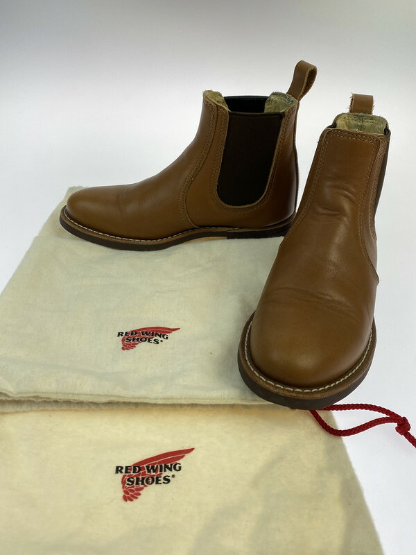 【中古品】【レディース】 RED WING レッドウィング 6-INCH CHELSEA BOOTS 3456 ６インチ チェルシー ブーツ レディース 靴 シューズ レザーブーツ 167-251124-em-06-min カラー：ブラウン 万代Net店｜万代Net店