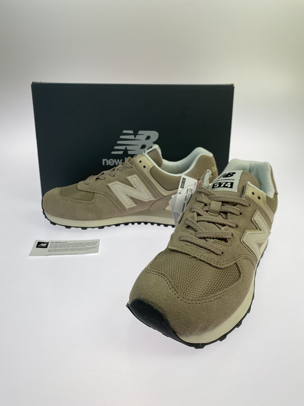 【未当て嵌める品】【メンズ】 NEW BALANCE ニュー平衡にする U574WO2 置き目とり捨てる スニーカー 靴 162-251129-kk-19-時間 色つや：Beige with off white 生生世世Net店