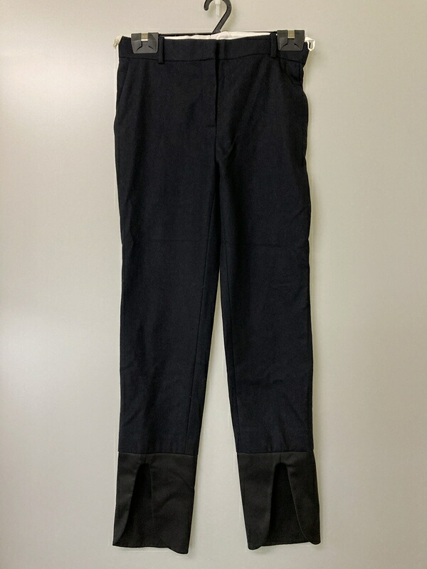 【中古品】【レディース】 CELINE セリーヌ フィービー期 地絹うつり変わり 羊毛ズボン下 ボトムス 168-251204-jt-35-時間 大きさ：34 色つや：米国海軍 生生世世Net店