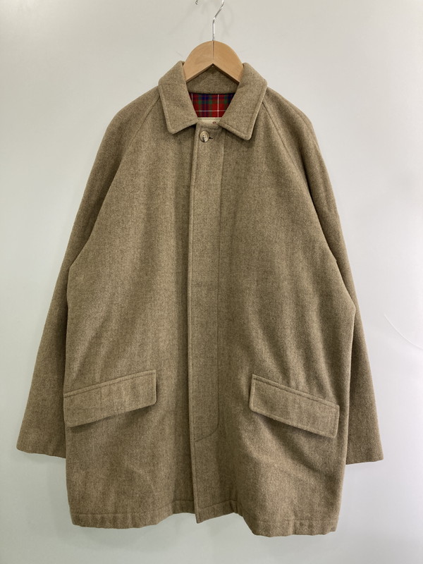 【中古品】【メンズ】 BARACUTA バラクータ WOOL COUNTRY COAT 69004 羊毛 カントリー厚地の外套 アウター 141-251207-kk-18-時間 大きさ：38 色合い：ベージュ 未来永劫Net店