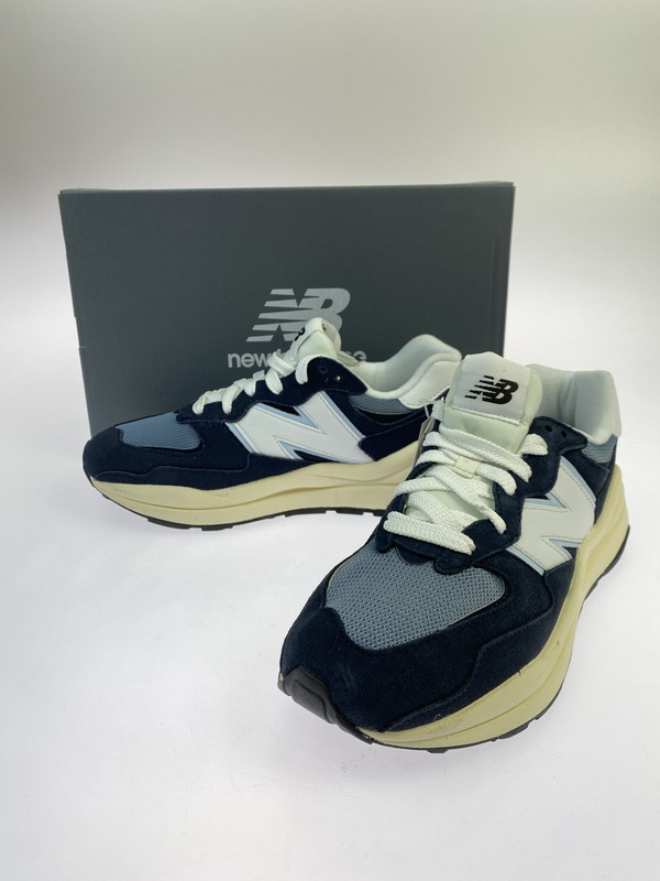 【中古美品】【メンズ】 NEW BALANCE ニュー平衡にする M5740CD 置き目とり捨てる スニーカー 靴 162-251213-kk-17-時間 色つや：NAVY 生生世世Net店
