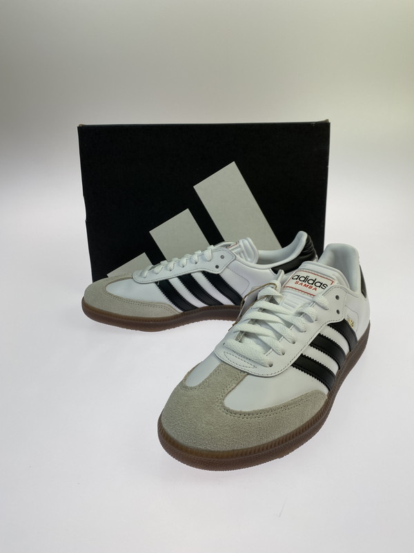 【中古美品】【メンズ】 adidas アディダス SANBA SNEAKER IH6001 サンバ スニーカー メンズ 靴 シューズ インドア厚地の外套 蹴球 蹴球 161-251218-em-35-時間 大きさ：26.0糎 色つや： Cloud White / Core Black / Vivid Red 生生世世Net店