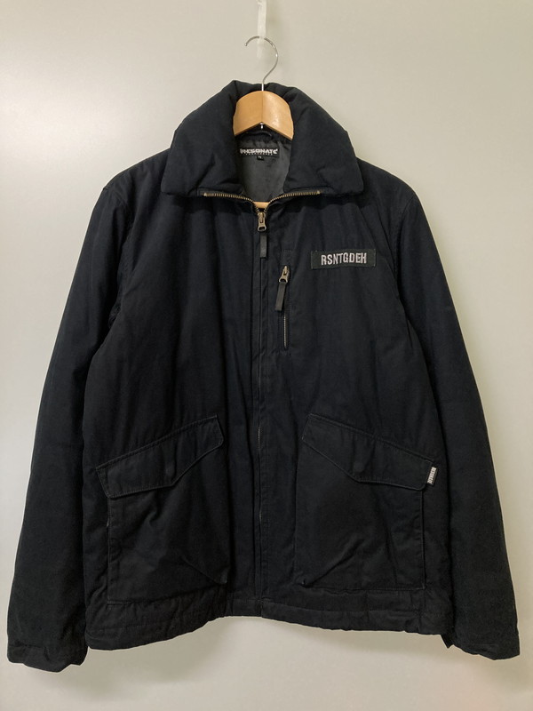 百貨店SALE 30%OFF~【中古品】【メンズ】  RESONATE GOODENOUGH 00S LOGO ZIP UP JACKET RO-0520 リゾネイトグッドイナフ ロゴタイプ ジップアップジャケット アウター 142-251219-yn-01-時間 大いさ：M 色合い：黒いこと 生生世世Net店