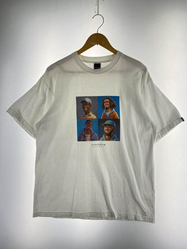 【現状渡し品】【メンズ】 APPLEBUM アップルバム APHEROES ICON T-SHIRT Tシャツ トップス 142-251222-zi-43-min サイズ：XL カラー：ホワイト 万代Net店