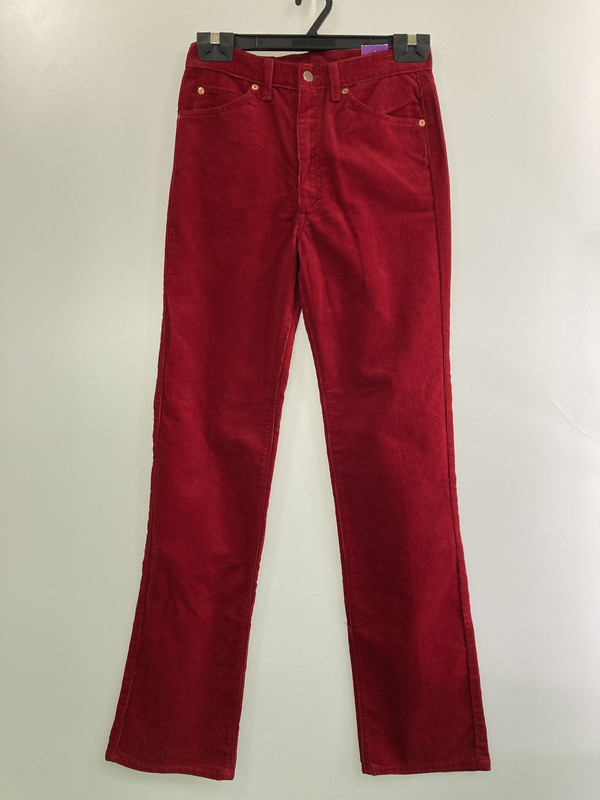 【中古美品】【メンズ】 BIG-JOHN ビックジョン B10421 コーデュロイパンツ 157-260104-zi-41-min サイズ：170A カラー：レッド 万代Net店