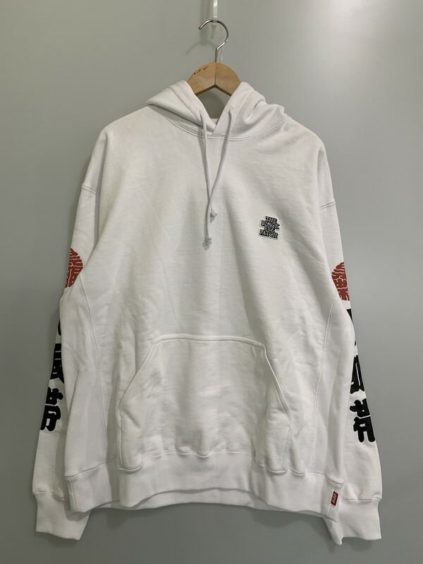 【中古品】【メンズ】  THE BLACK EYE PATCH ザ ブラックアイパッチ 22AW KAMON HOODIE BEPFW22TP41 カモンフーディー トップス プルオーバーパーカー 142-260107-kk-36-min サイズ：XL カラー：ホワイト 万代Net店