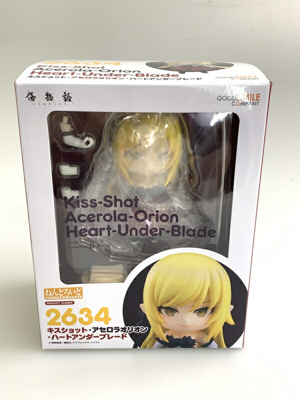 【未使用品】 ねんどろいど キスショット・アセロラオリオン・ハートアンダーブレード フィギュア 053-260107-zi-14-min 万代Net店