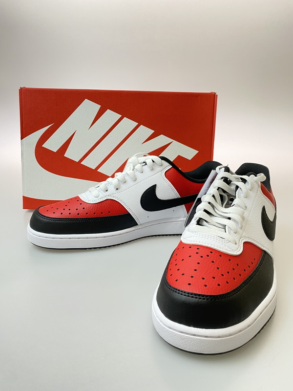 【中古美品】【メンズ】 NIKE ナイキ COURT VISION LO IO9112-657 コート ビジョン ロー スニーカー 靴 160-260114-jt-04-min サイズ：US 9.5 27.5cm カラー：UNIVERSITY RED/BLACK‐WHITE 万代Net店
