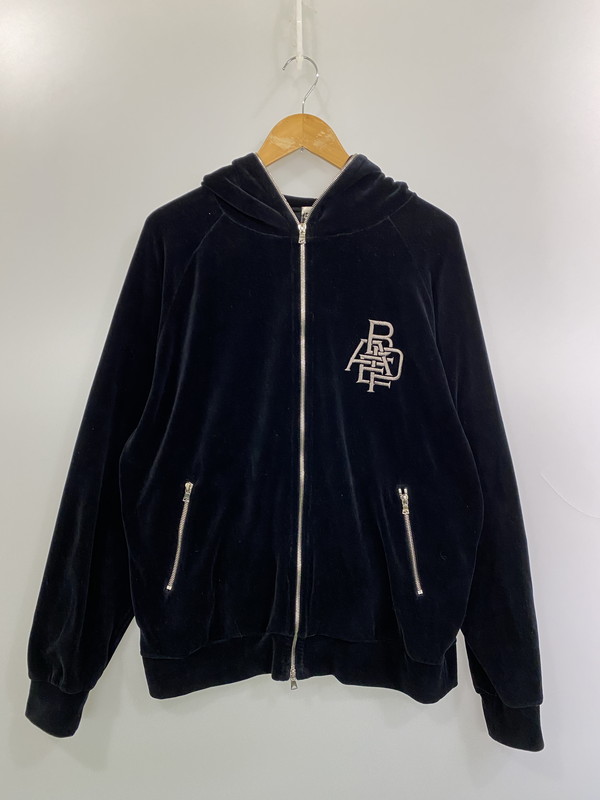 百貨店SALE 20%OFF~【中古品】【メンズ】 A BATHING APE アベイシングエイプ 00S VELOUR HOODIE ベロアフーディー 142-260114-zi-50-時間 大きさ：L 色つや：黒いこと 生生世世Net店
