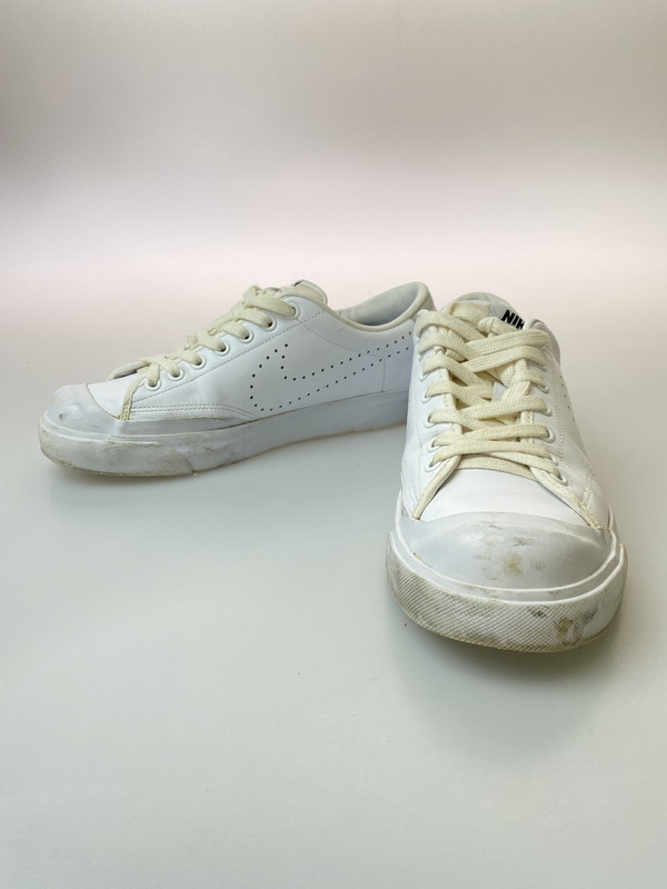 【中古品】【メンズ】 NIKE ナイキ ×FRAGMENT フラグメント AIR ZOOM ALL COURT PREMIUM LTHR 386752-103 エア ズーム オール コート プレミアム レザー スニーカー 靴 160-260114-jt-17-min サイズ：US 9 27.0cm カラー：ホワイト 万代Net店