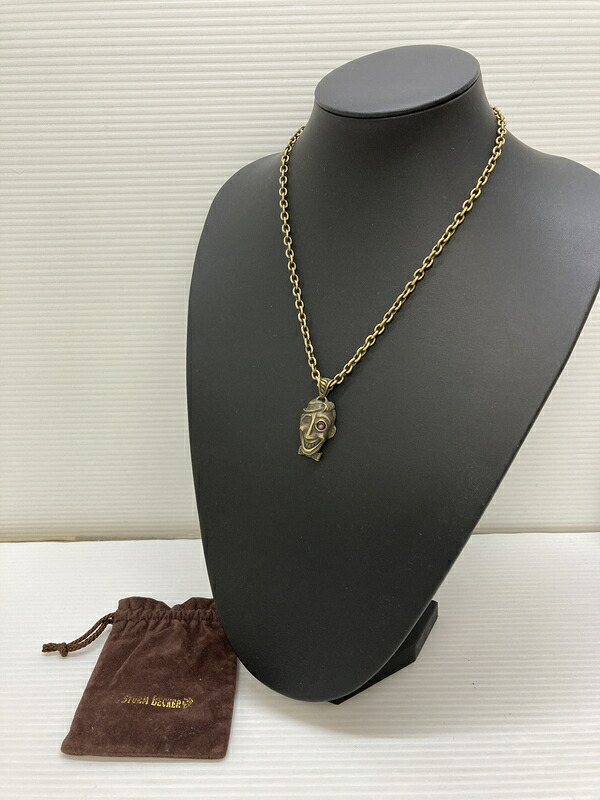 百貨店SALE 20%OFF~【中古品】【メンズ】  STORM BECKER 狂飆ベッカー CLOSE EYE NECKLACE 差しかためる 目玉 ネックス 付属物 メンズ レディース 流行り物 小物 192-260115-em-12-時間 色つや：ゴールド系 生生世世Net店