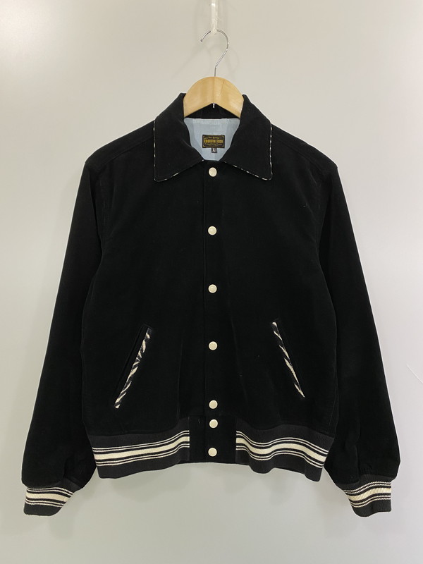 【中古品】【メンズ】 GROOVIN HIGH グルーヴィン ハイ CORDUROY ZEBRA JACKET コーデュロイ ゼブラ ジャケット メンズ アウター ボタンダウン 145-260116-em-19-min サイズ：L カラー：ブラック 万代Net店 21,450円