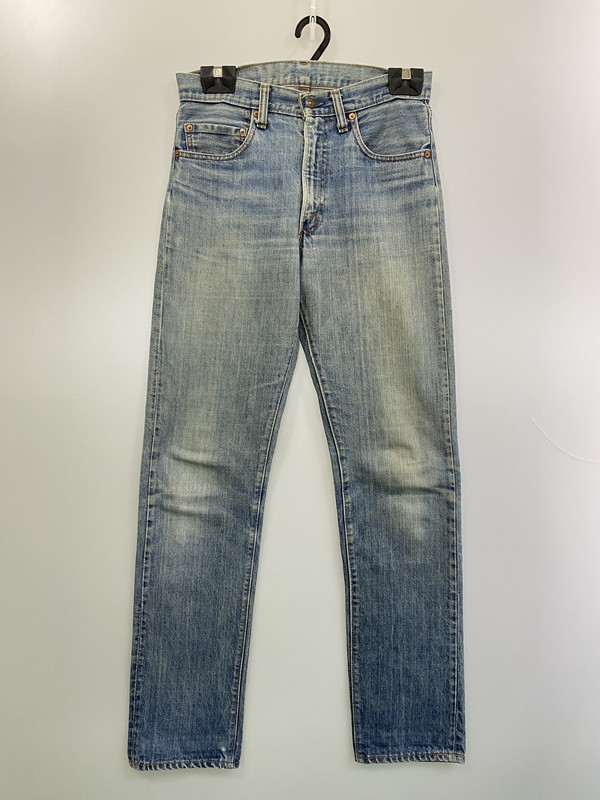 【現状渡し品】【メンズ】 Levi's リーバイス デニムパンツ 505-0217 66後期 刻印8 42TALON スモールE ヴィンテージ メンズ ジーンズ 157-260116-em-23-min サイズ：W30&times;L34 カラー：インディゴ 万代Net店｜万代Net店