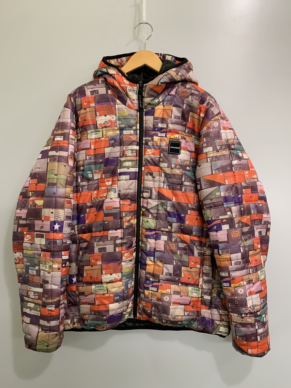 【中古品】【メンズ】 APPLEBUM アップルバム 0920707 総柄 中綿ジャケット アウター 142-260120-AS-20-min サイズ：M カラー：マルチカラー 万代Net店｜万代Net店