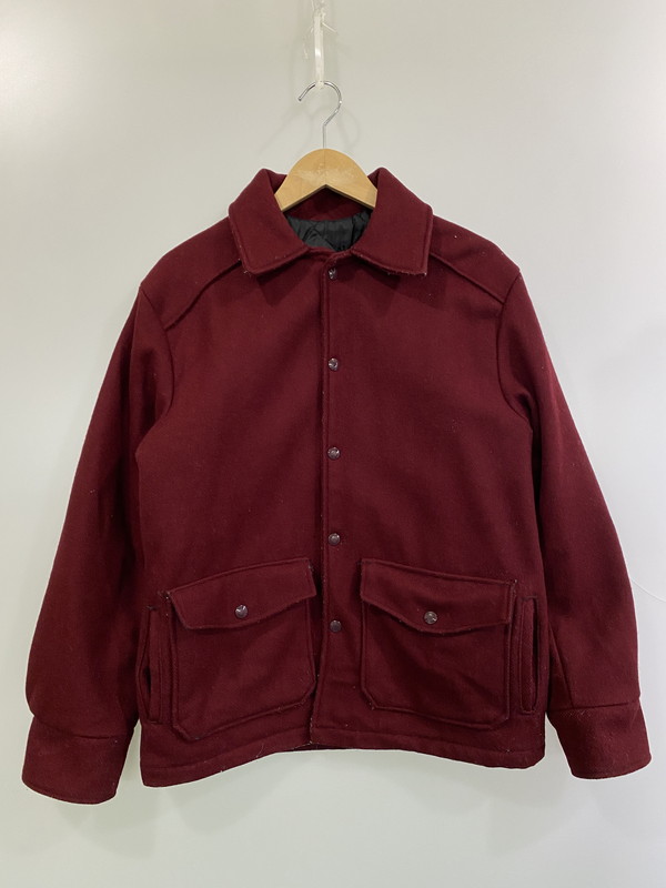 【中古品】【メンズ】 SKOOKUM スクーカム WOOL JACKET ウールジャケット アウター 145-260124-zi-03-min サイズ:36 カラー:レッド系 万代Net店|万代Net店