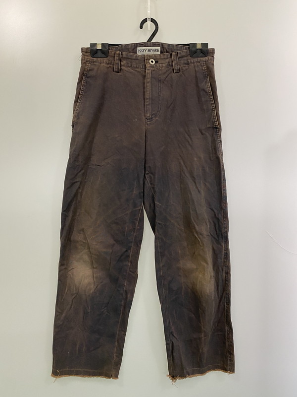 百貨店SALE 20%OFF~【現況乗り合い船品】【メンズ】 ISSEY MIYAKE イッセイミヤケ IM23-FF025 90S COTTON PANTS 綿織物ズボン下 ボトムス 151-260125-zi-23-時間 大きさ：L 未来永劫Net店