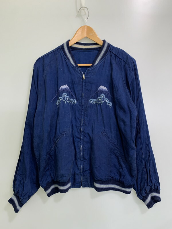 【中古品】【メンズ】 TAILOR TOYO テーラー東洋 港商 SPECIAL EDITION INDIGO TIGER SOUVENIR JACKET TT13834 スペシャルエディション スーベニアジャケット アウター スカジャン 145-260126-kk-40-min サイズ：大 カラー：ブルー 万代Net店