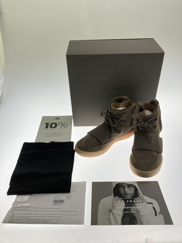【中古品】【メンズ】 adidas アディダス YEEZY BOOST 750 BY2456 イージーブースト750 ハイカットスニーカー メンズ シューズ 靴 ガムソール 161-260127-em-01-min サイズ：26.5cm カラー：LIGHT BROWN GUM （CHOCOLATE） 万代Net店