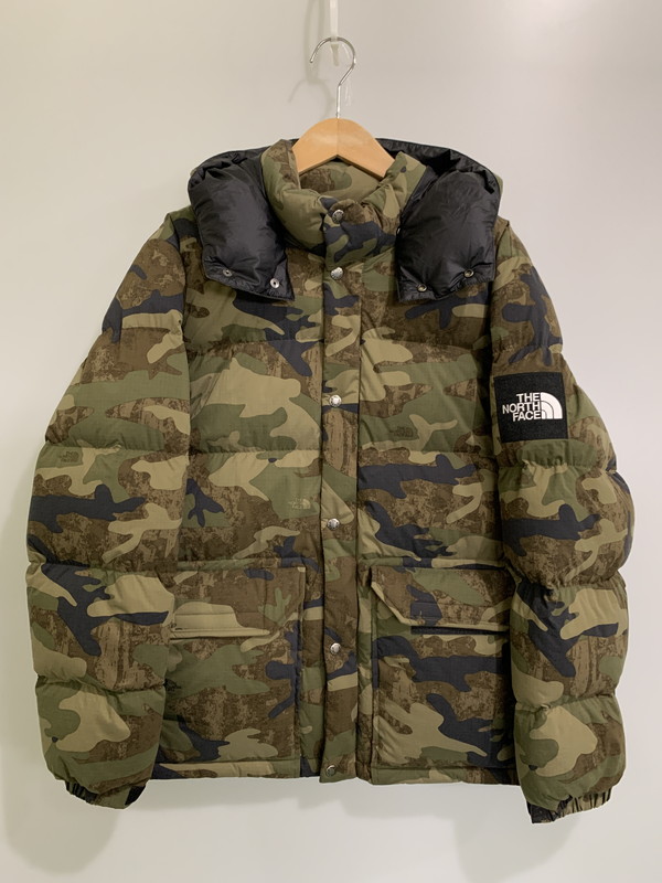 【中古品】【メンズ】 THE NORTH FACE ザ・ノースフェイス NOVELTY CAMP SIERRA SHORT ND92330 ノベルティキャンプシエラショート ダウンジャケット アウター 144-260128-yn-10-min サイズ：L カラー：カモフラージュ 万代Net店