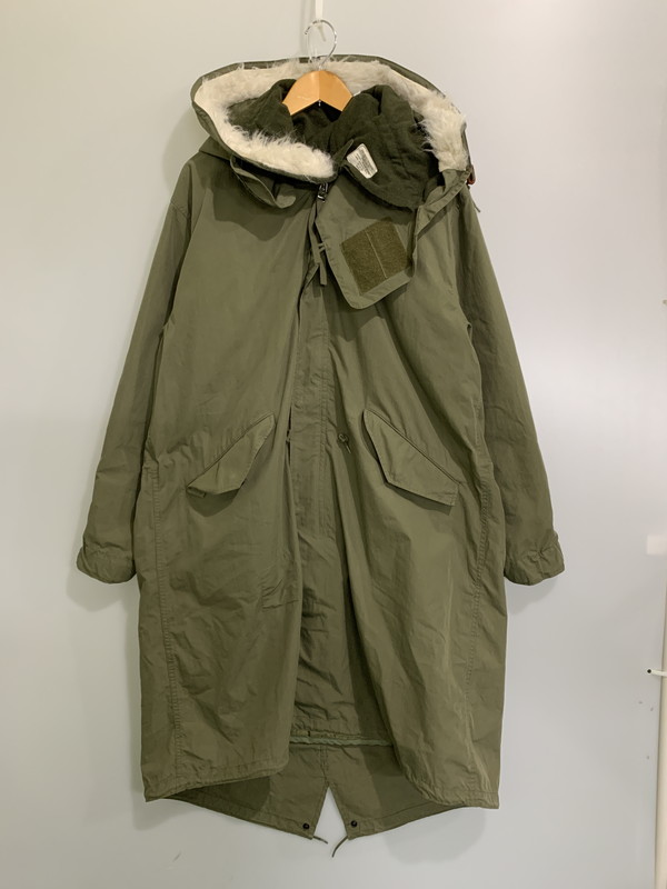 百貨店SALE 20%OFF~【中古品】【メンズ】  WAIPER M-65 FISHTAIL PARKER ワイパ フィッシュテールパーカー アウター 145-260128-yn-16-時間 大きさ：XL 色つや：オリーブ緑であること 生生世世Net店