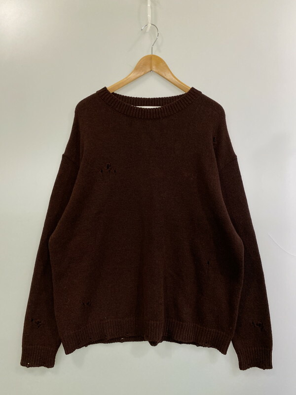 【中古品】【メンズ】 NONSAPIENS ノンサピエンス LS WOOL KNIT ロングスリーブ ウールニット トップ 140-260130-SH-17-min サイズ：2 万代Net店