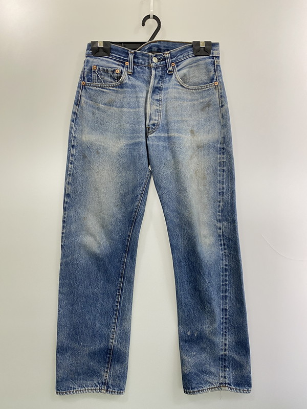 【現状渡し品】【メンズ】 Levi\'s リーバイス 80\'s 501 DENIM PANTS VINTAGE 80年代 501 デニムパンツ ボトムス ジーンズ 66後期 ヴィンテージ 157-260131-kk-23-min サイズ：32 カラー：ライトインディゴ 万代Net店