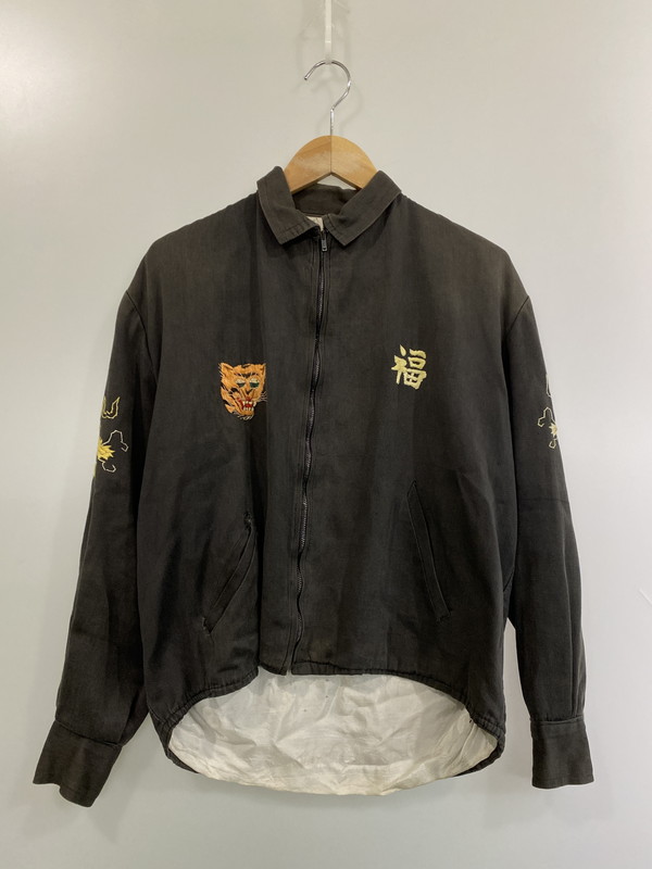 【ジャンク品】【メンズ】 UNKNOWN VINTAGE 60's VIET-NAM JACKET ヴィンテージ 60年代 ベトナムジャケット アウター 146-260131-kk-01-min サイズ：表記なし 下記参照 カラー：ブラック系 万代Net店