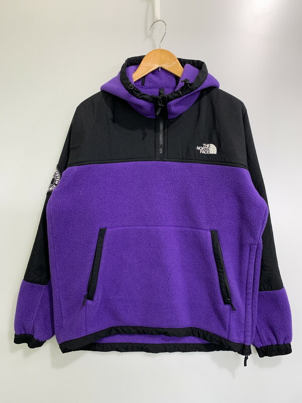 【中古品】【メンズ】 THE NORTH FACE ザ・ノースフェイス HIM FLEECE PARKA NA72031 ヒム フリース パーカー ティーシャツ メンズ アウターフーディ 144-260202-em-34-時間 大きさ：L 色合い：PURPLE BLACK 未来永劫Net店