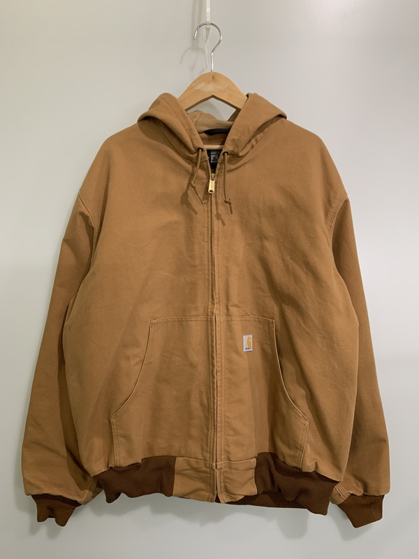 【中古品】【メンズ】 Carhartt カーハート DUCK ACTIVE JACKET J131-BRN ダック アクティブ ジャケット メンズ アウター フーディ 146-260202-em-20-min サイズ：XL カラー：ブラウン 万代Net店
