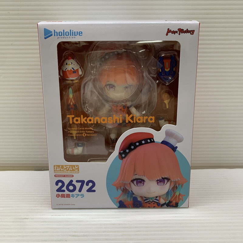 【未使用品】 マックスファクトリー ねんどろいど 2672 小鳥遊キアラ フィギュア ホロライブ VTuber 053-260202-AS-8-minH 万代Net店