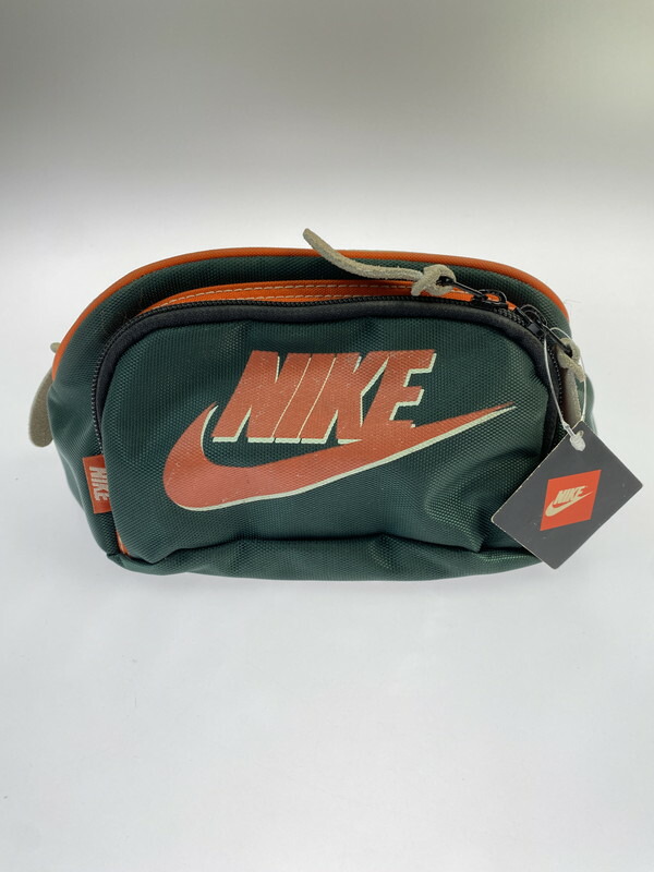 【中古品】【メンズ/レディース】 NIKE ナイキ 90S LOGO WAIST POACH ウエストポーチ カバン バッグ 188-260203-AS-63-min カラー：グリーン/オレンジ 万代Net店