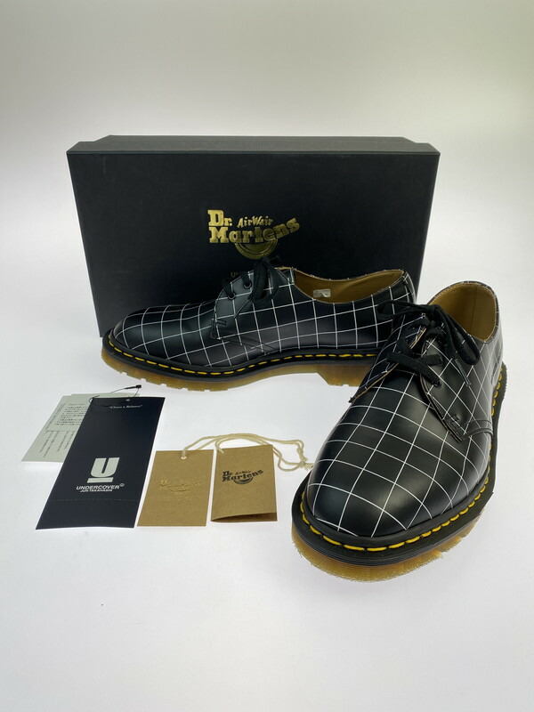 百貨店SALE 20%OFF~【中古美品】【メンズ】 Dr.Martens お医者さんマーチン  × UNDERCOVER アンダー取りまかなう 27999001 1461  164-260206-jt-19-時間 大いさ：UK 8 色合い：黒いこと 生生世世Net店