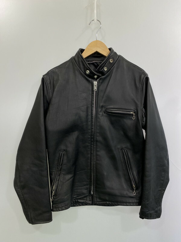 楽天市場】【中古】Schott641XX 逆ハの字 レザージャケット ブラック
