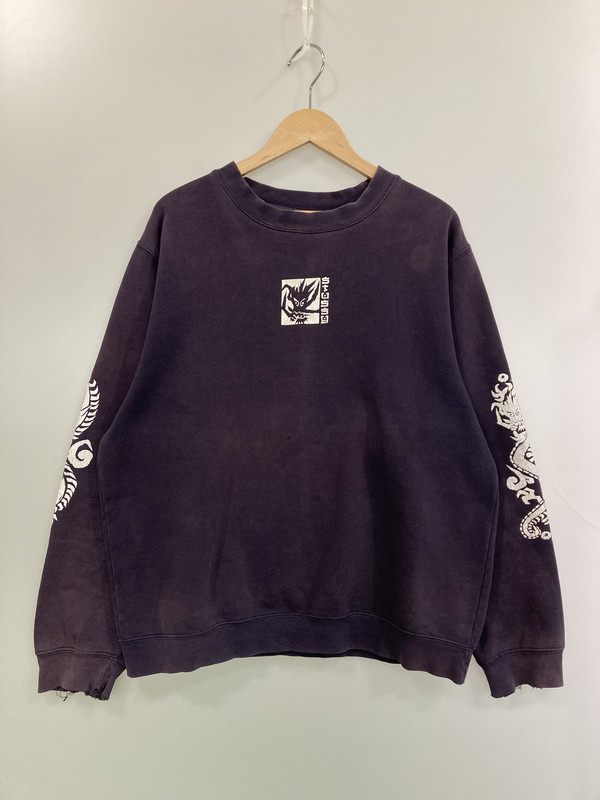 百貨店SALE 20%OFF~【現況乗り合い船品】【メンズ】  OLD STUSSY 90\u0027s DRAGON SWEATSHIRT オールドステューシー 90年月日 トレーナー 調教師 トップス 142-260210-yn-34-時間 大いさ：L 色合い：パープル 生生世世Net店