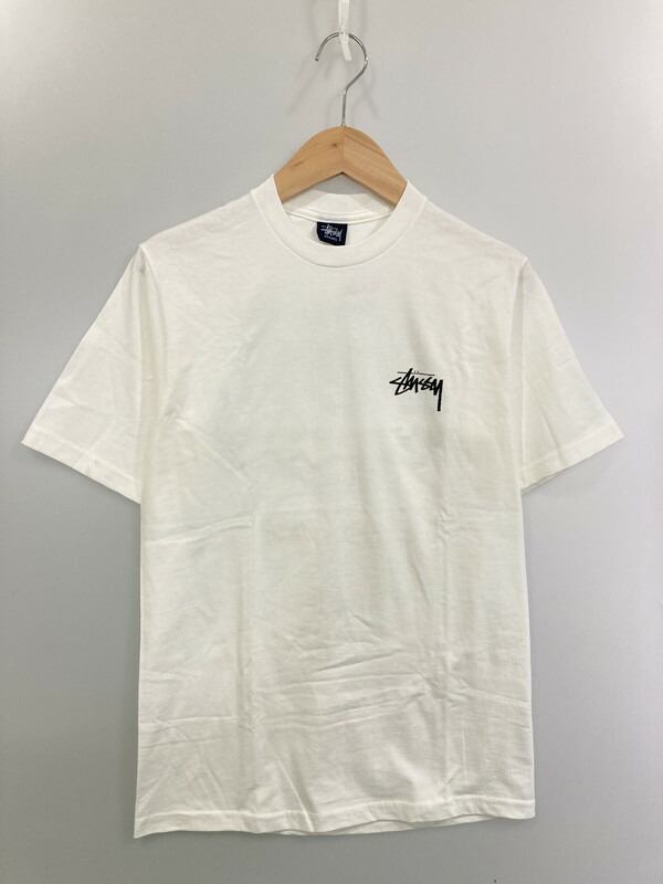 【中古品】【メンズ】  OLD STUSSY 年寄りの ステューシー 00S PANTHER×LION LOGO S S TEE ロゴタイプ 半袖 プルオーバー メンズ トップス 00年月日 ヴィンテージ 142-260213-em-02-時間 大きさ：S 色合い：白いこと 未来永劫Net店
