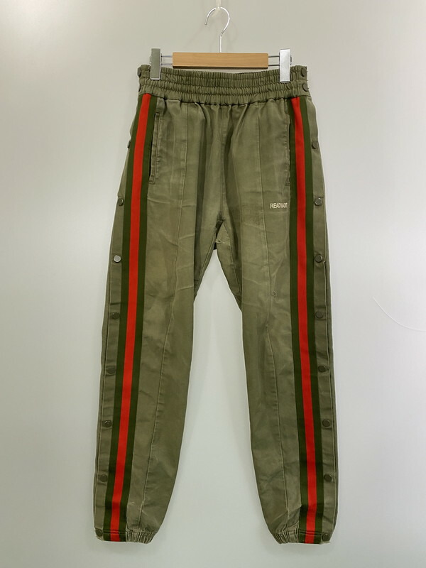 百貨店SALE 20%OFF~【現況乗り合い船品】【メンズ】  READY MADE 成人女性御手伝いさん SIDE SNAP TRACK PANT 姿勢 隙間 貨物自動車 ズボン下 メンズ ボトムス 153-260213-em-08-時間 大きさ：2 色つや：カーキ 生生世世Net店