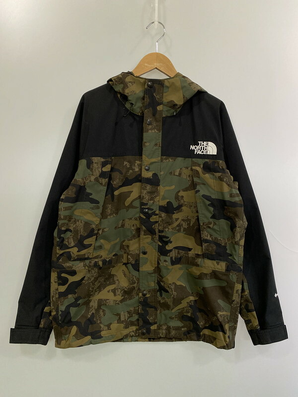 【中古品】【メンズ】 THE NORTH FACE ザ・ノースフェイス NOVELTY MOUNTAIN LIGHT JACKET GORE-TEX NP62135 ゴアテックス ノベルティマウンテンライトジャケット メンズアウター 144-260213-em-41-min サイズ：XL カラー：ブラック/カモ 万代Net店